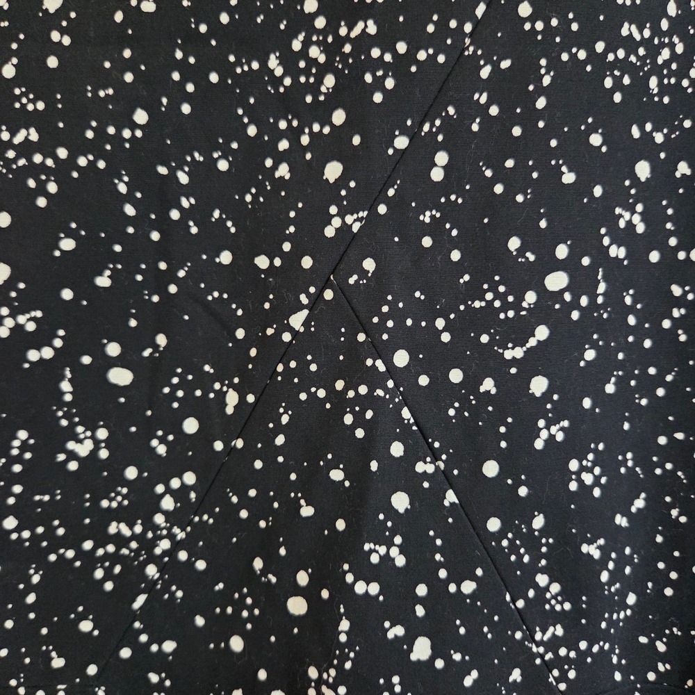 Kate Spade Black White Speckled Print Sheath Dress Back Zip Women Size‎ 10 - Picture 2 of 9